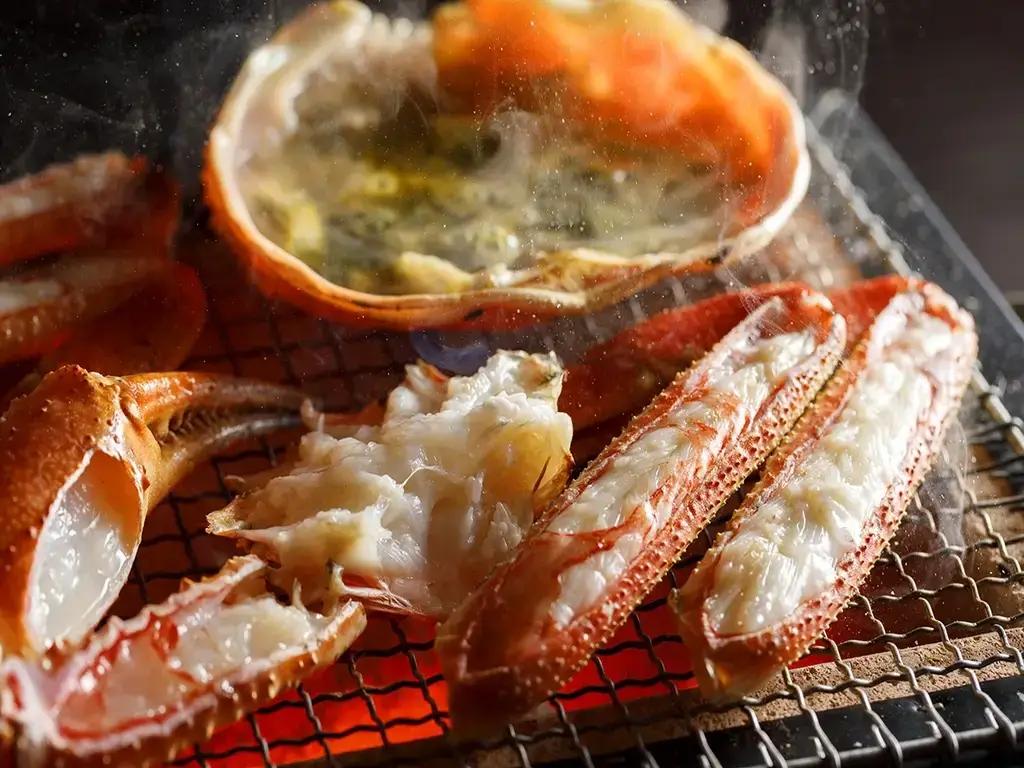 A crab-based meal in the Second Golden Triangle.